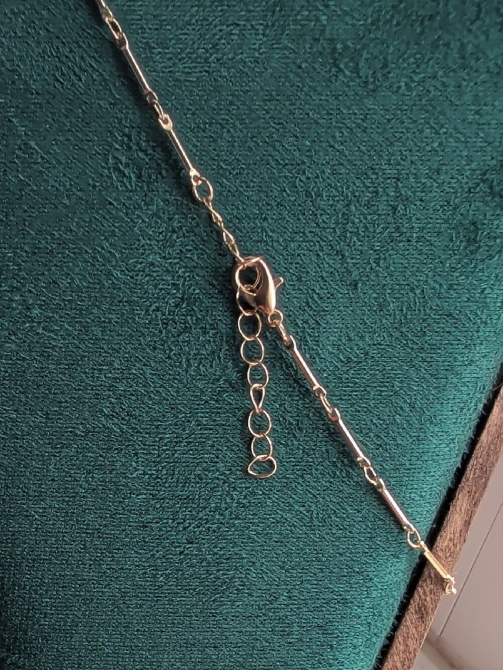 Gold-Tone Leopard Print Charm Necklace - Women Jewelry - Picture 3 of 3